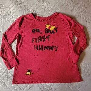 Disney Red Winnie the Pooh Kids Shirt
